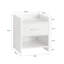38cm W Manufactured Wood Bedside Table