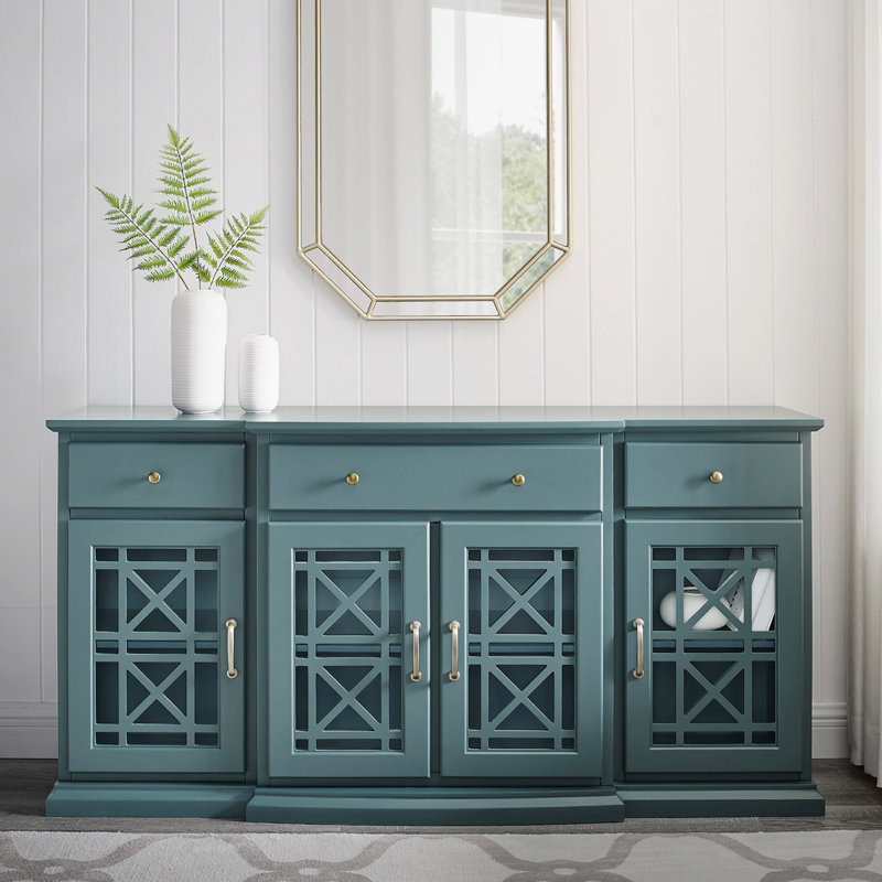 Buffet 59,76 po Guercio, Bleu sarcelle
