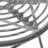 Tee Outdoor Side End Table, 20 Inch Rattan Weave With Glass Top, Gray-121489503