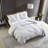 Kenneth Cole Holden Grid Cotton Grey Duvet Cover Set-1096071614
