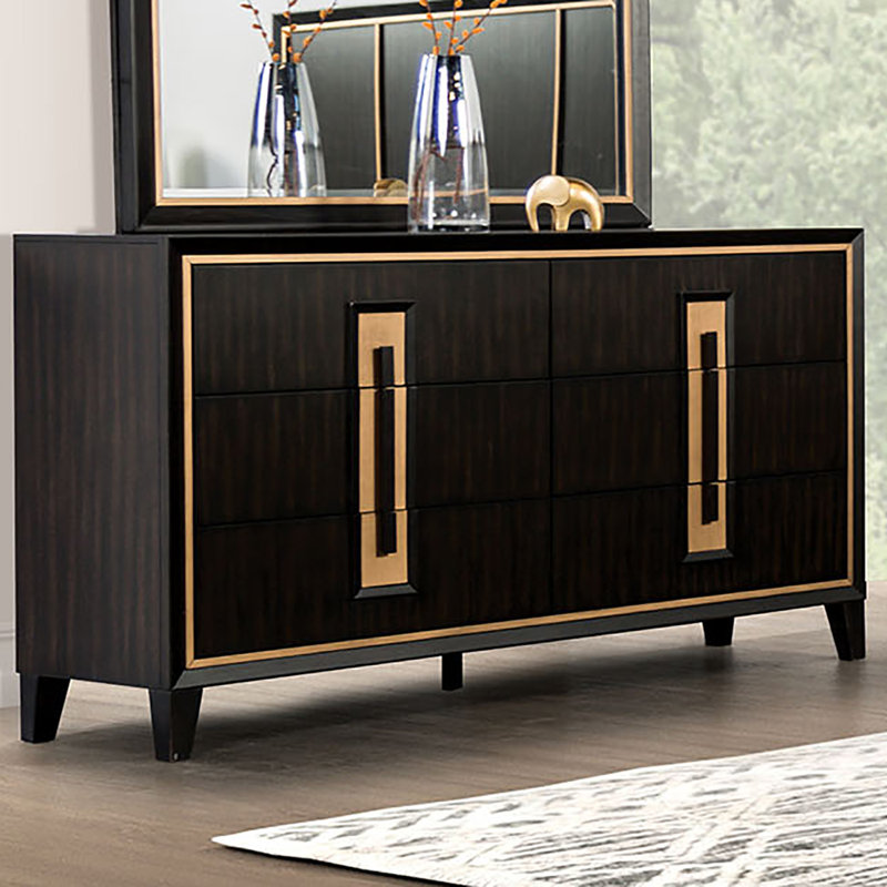 Commode 6 tiroirs Diane