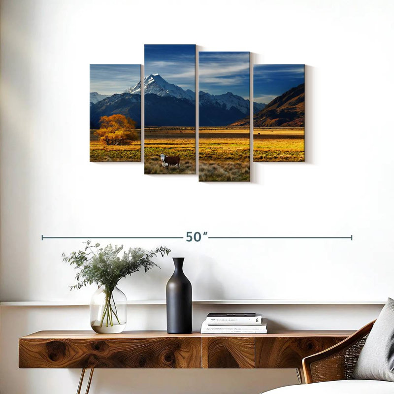 Lynelle Mount Cook Farmland, 22" H x 36" W