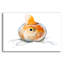 Art mural en verre acrylique 24 po x 16 po Epic Art «Goldfish In Small Fish» par John Hovenstine-430388047