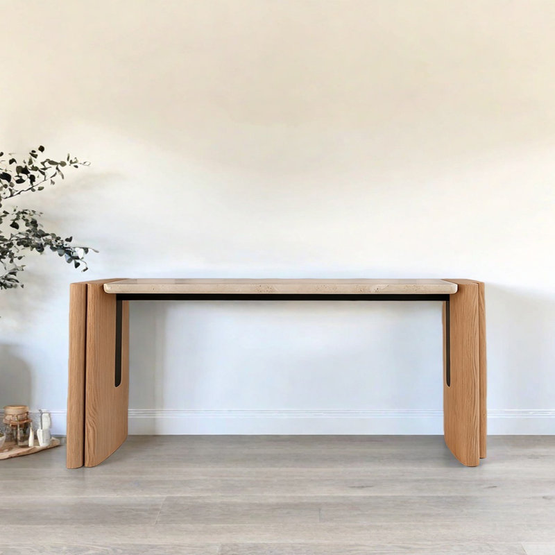 Console Retro Minimalist, H 31,5 po x l 78,74 po x P 15,75 po
