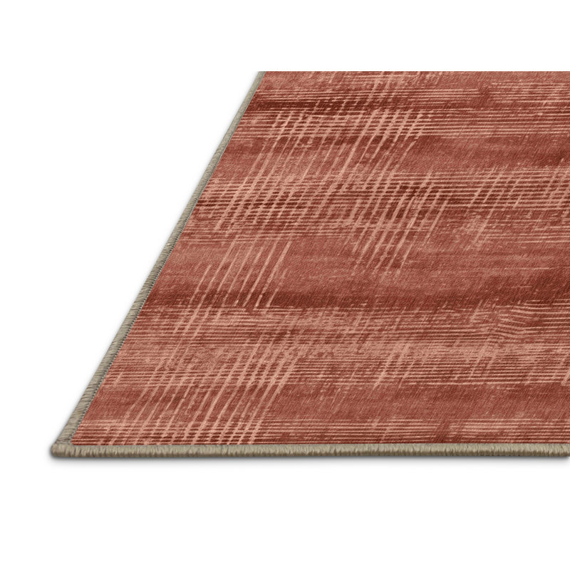 Tapis abstrait lavable à la machine, Rectangulaire 8 pi x 10 pi