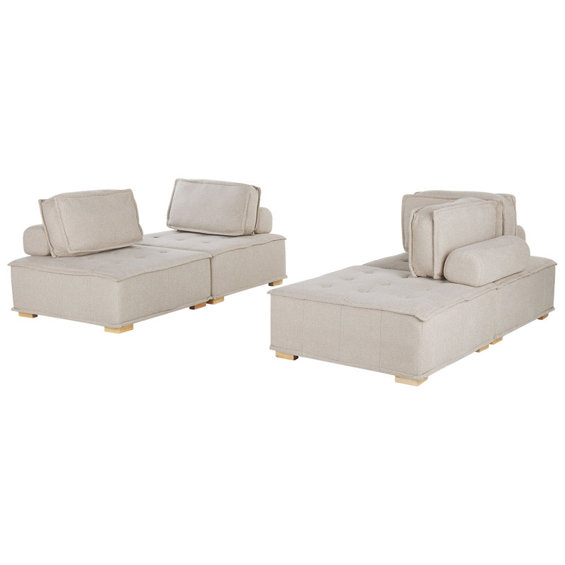 Carolus 6 - Piece Living Room Set, Beige