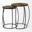 Pinero Solid Wood Top Nesting Tables