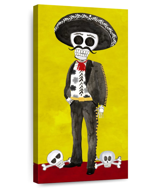 Day Of The Dead Vertical I, 30" H x 15" W
