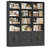 📚 71.3”H × 58.7”W Triple-Wide 6-Tier Bookcase with 4-Tier Open Shelves, 2 Cabinets & 2 Drawers | Tall Storage Cabinet for Home & Office Organization-1771671390