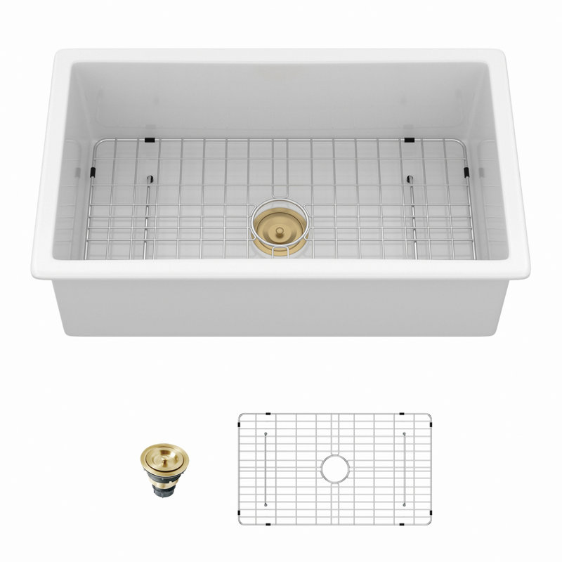 Évier encastré, lavabo à cuve simple rectangulaire