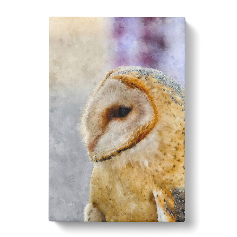 Barn Owl Vol.5 Painting - Wrapped Canvas Print, 60cm H x 40cm W x 3cm D
