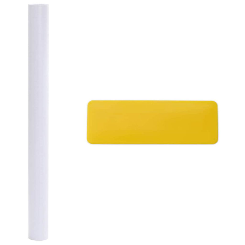 Film de fenêtre autocollant gris givré 35,43 x 196,85 po Vidaxl en PVC, Gris givré, H 196,85 po x l 35,43 po