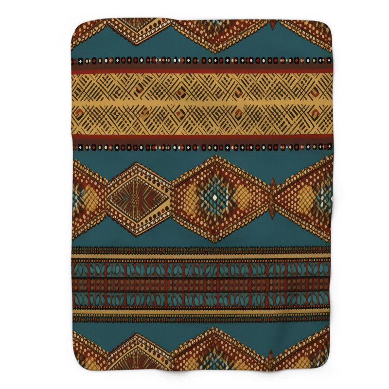 Gypsy Borders - 1 Piece Blanket, Twin