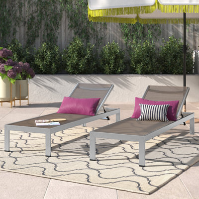 Shore Aluminum Outdoor Chaise by Modway