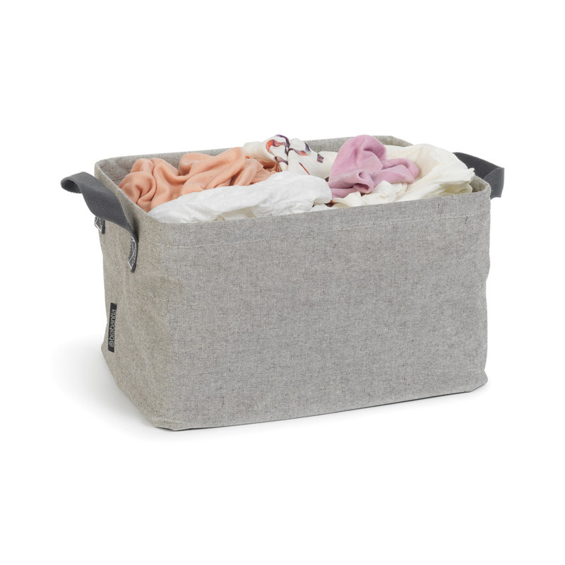 Panier à linge pliable 9,2 gallons, Gris