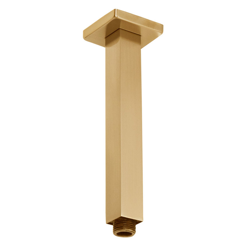 Waterblade Ceiling Mount Shower Arm, Brushed Gold