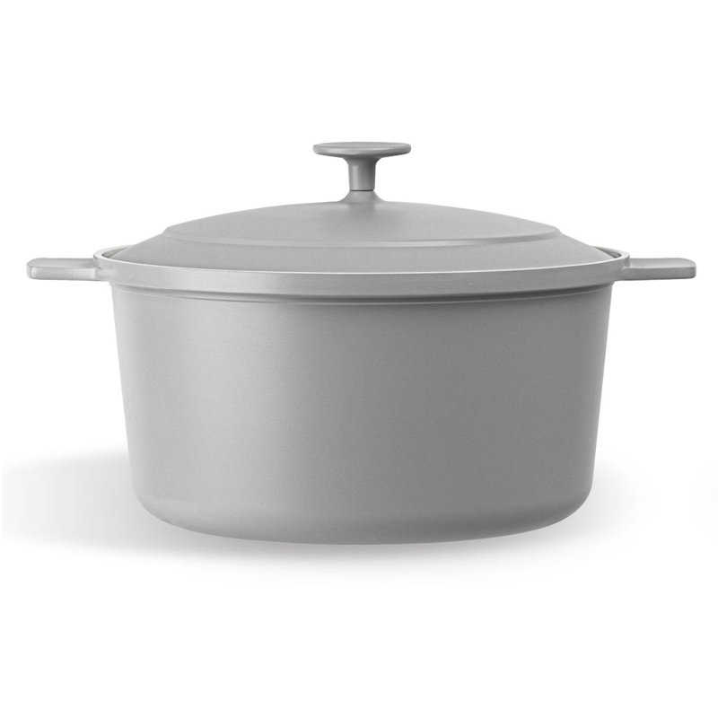 Cocotte en céramique antiadhésive 5 pintes Gotham Steel, Gris