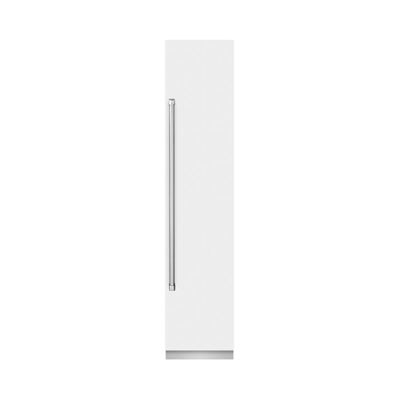 ZLINE 18 po 8,6 pi³ Congélateur colonne à charnière avec intérieur gris graphite, Blanc mat, Gauche