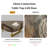 51" Triangle Glass Coffee Table With Solid Wood Base Clear Top Mid Century Center Table For Living Room-378083973