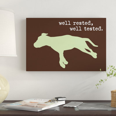 «Well Rested I», impression sur toile