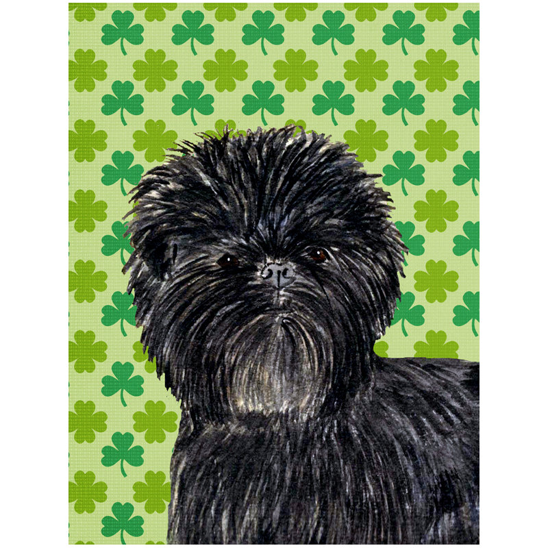 Double Sided 15'' H x 11'' W Polyester Animal Garden Flag, Affenpinscher