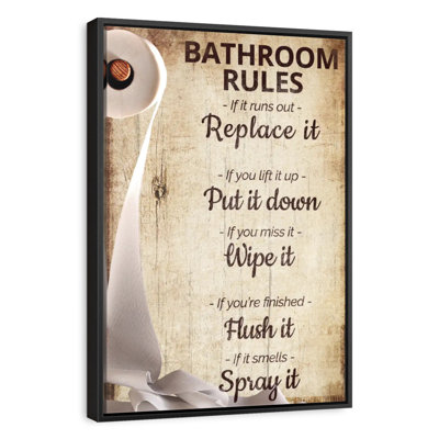 Funny Bathroom Rules