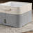 4-pack Gray Fabric Storage Boxes - Decorative Wardrobe Organizer. Suitable For Shelves/linen Storage. Organizes Clothes, Toys, Etc. Multifunctional And Practical Home Storage Baskets. Dimensions: 15.2 X 11.2 X 9.6 Inches.