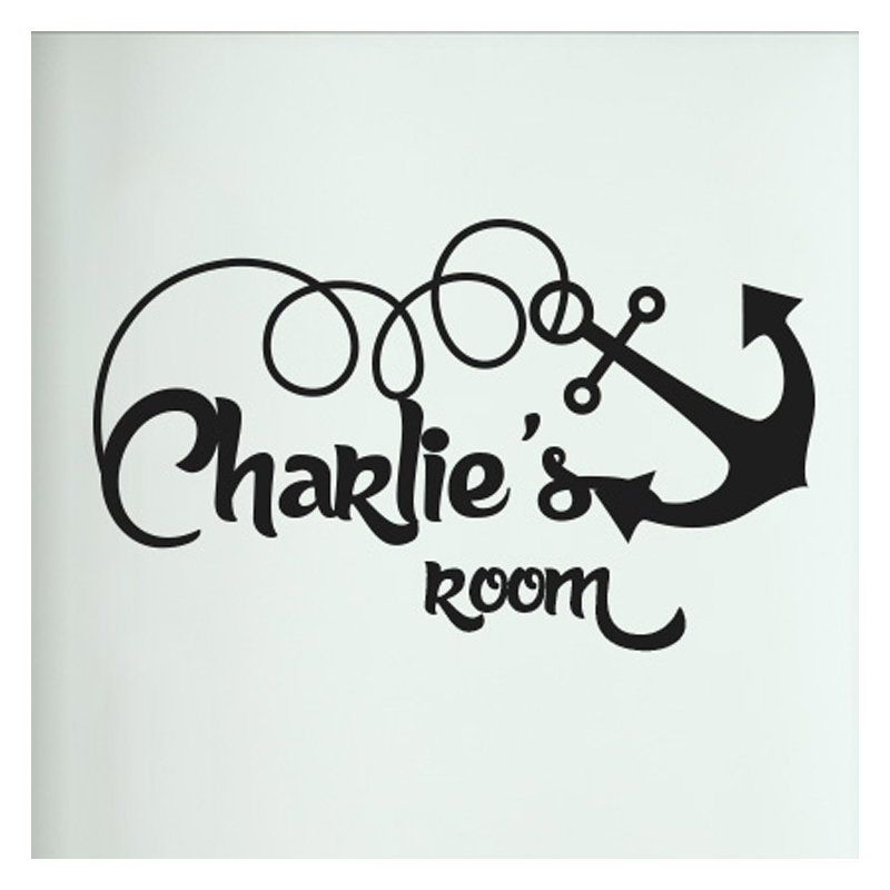 Nautical & Beach Wall Decal, Black