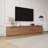 94.48" Modern TV Stand Media Console Extra Long Entertainment Center with Storage Cabinets Walnut