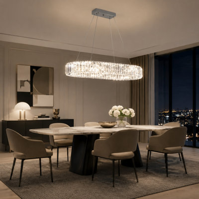 Coreopsis 1 - Light Crystal LED Chandelier
