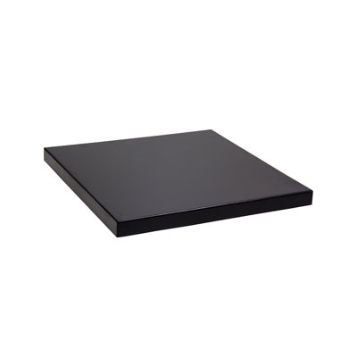 24" x 30" Indoor Resin Table Top in Black Finish