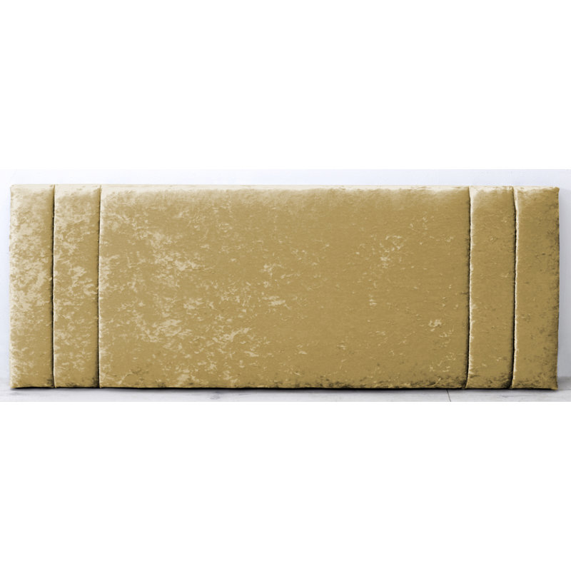 Velasquez Upholstered Headboard, Single (3') , Gold