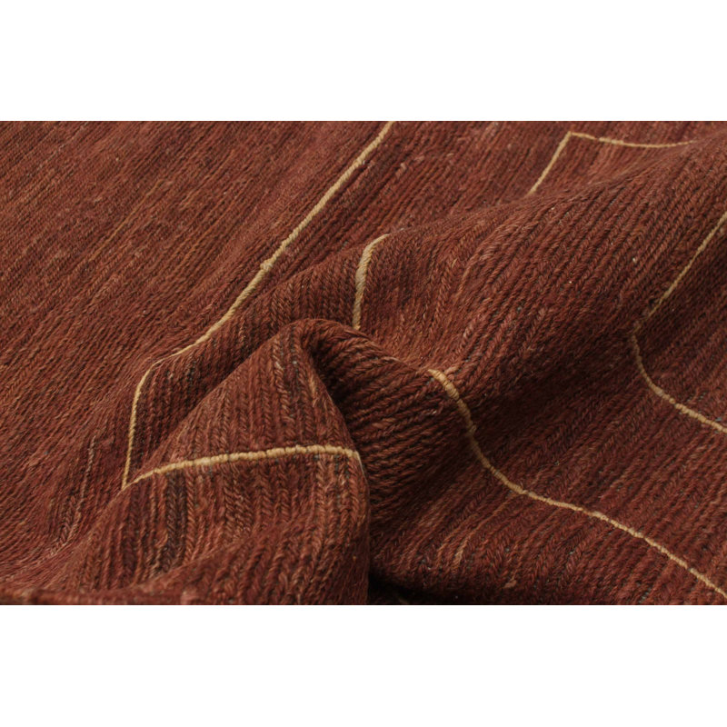 Kilim brun naturel 2 pi 5 po x 9 pi 4 po