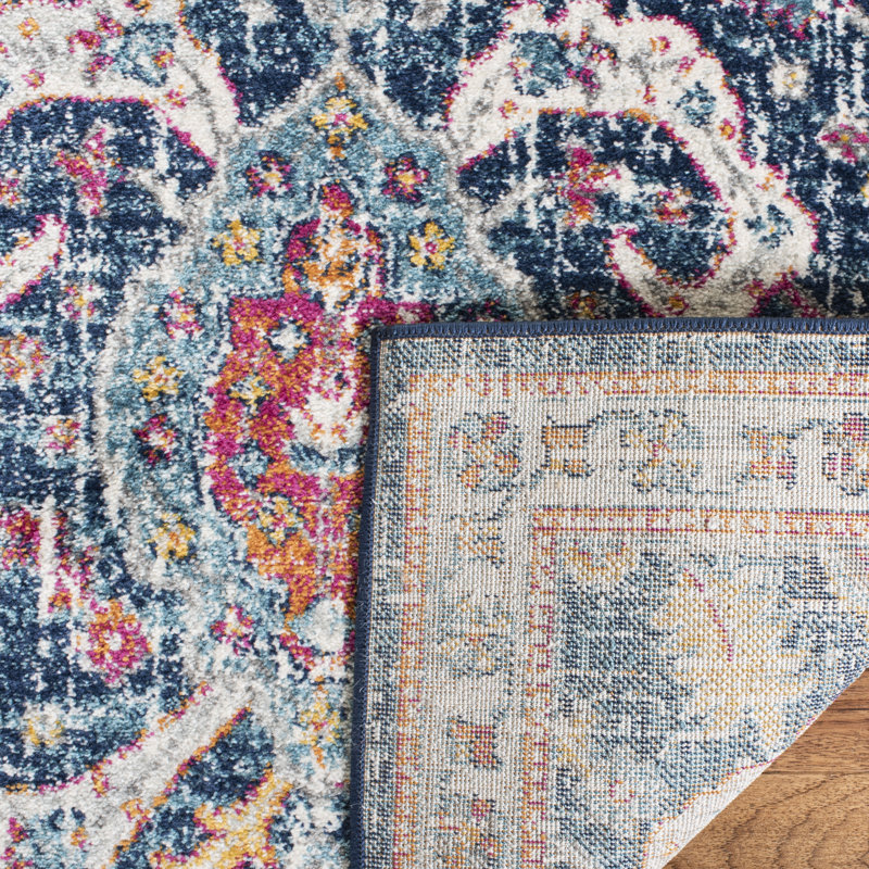 Gourdine Performance Oriental Rug, Square 6'7"