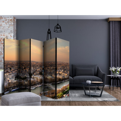 Room Divider - Barges On The Seine II [Room Dividers]