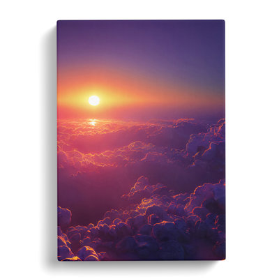 An Exceptional Sunset - Wrapped Canvas Print