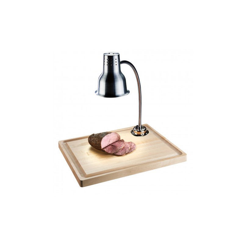 Maple Carving Station with Lamp