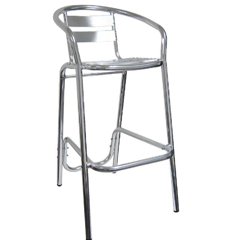 Farnum Metal Outdoor 31'' Bar Stool