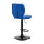 Tabouret de bar rotatif à hauteur ajustable Modern en similicuir, métal et contreplaqué-2109877511