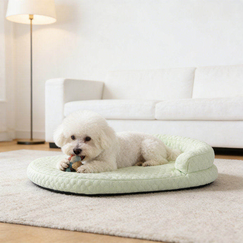 Tapis de refroidissement Summer Pet 17,7 x 13,8 po pour animaux de compagnie, Vert