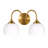 16"W 2-Light Polished Brass Dimmable Vanity Light-1750470570-1757382261-1757382262