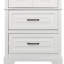Armoire tour de rangement autoportante en lin avec 2 tiroirs et tablettes Arapahoe