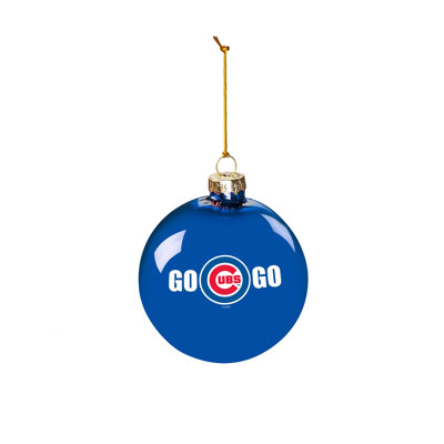 Ornement en verre soufflé Chicago Cubs