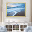 Vague blanche calme sur la plage côtière III - art mural plage-1275167667-1275167679