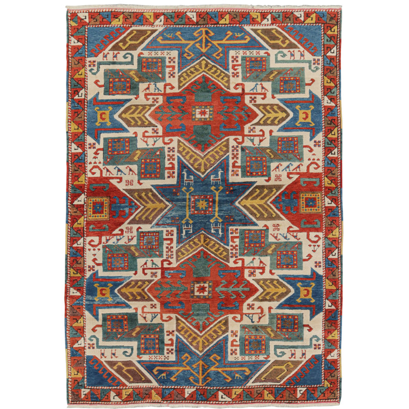 One-of-a-Kind 5'6”x8'1” Hand Knotted Area Rug