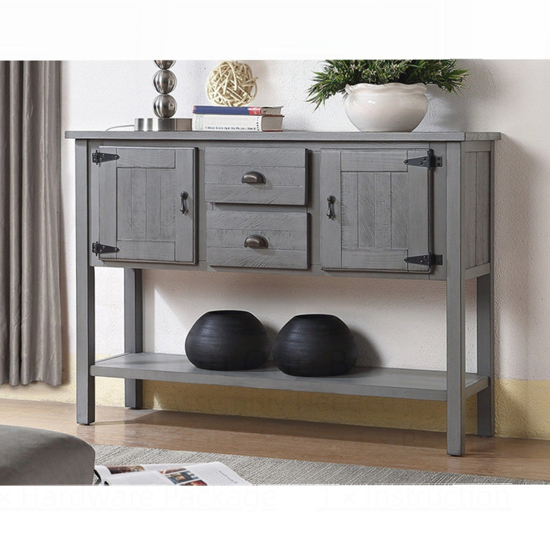 Abigailmarie 2 - Door Accent Cabinet, Antique Gray