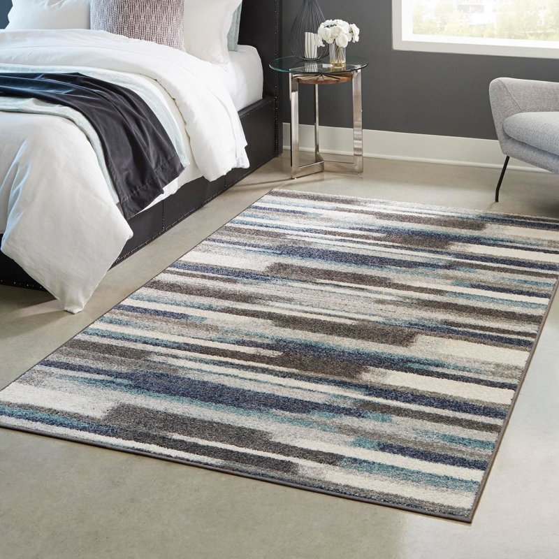 Hareer Abstract Indoor Rug, Rectangle 5'3" x 8'