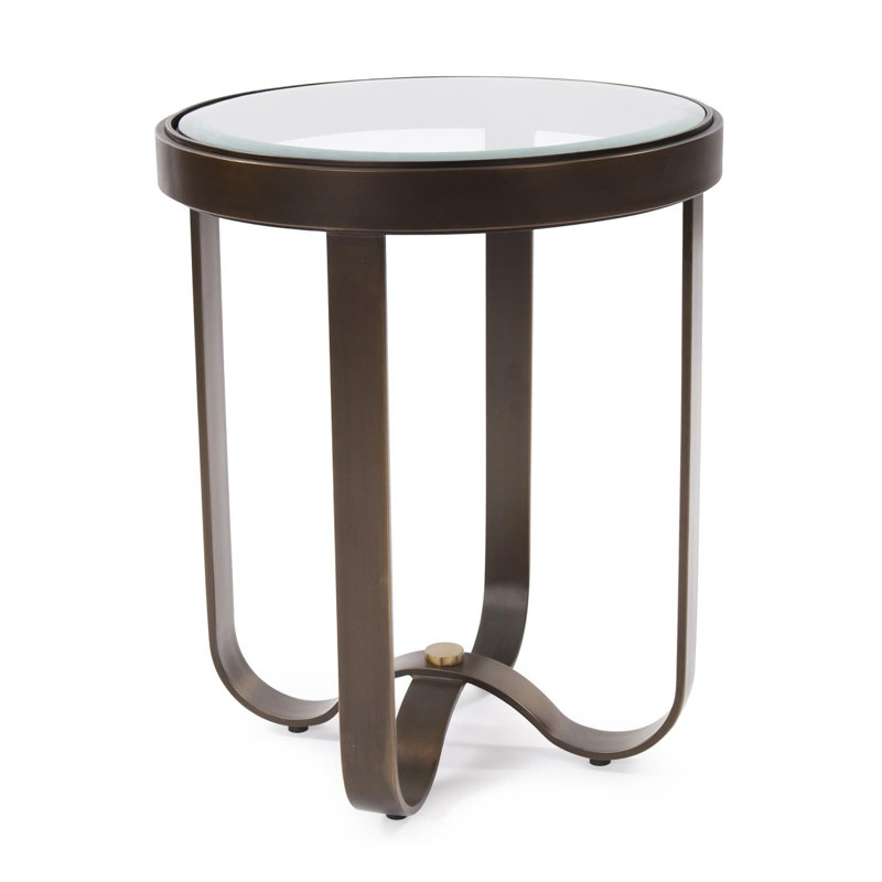 Round Metal Side Table