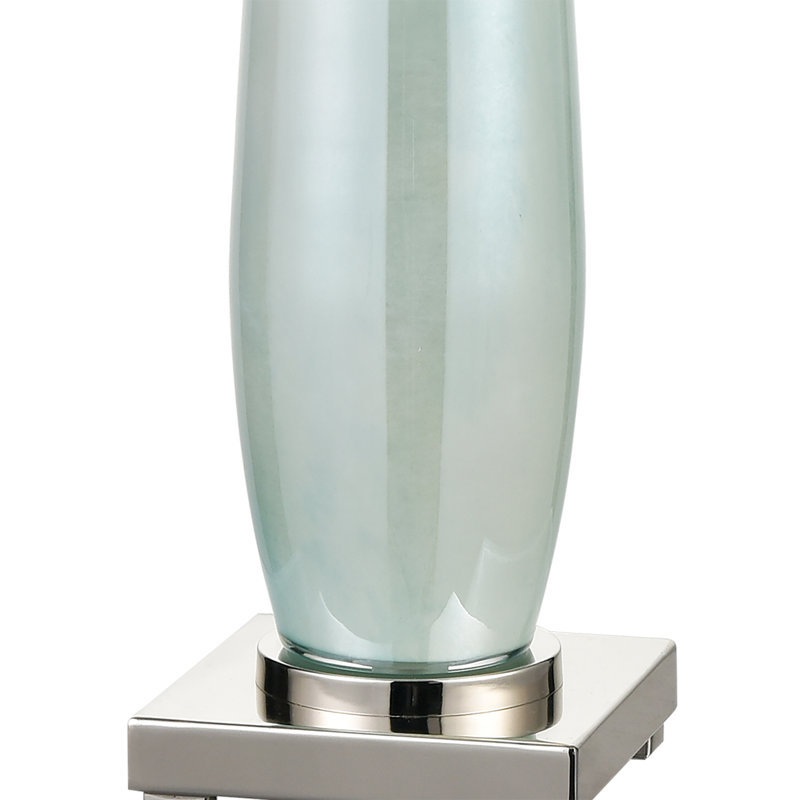 Lampe de table 1 lumière de 41 po de hauteur Confection - vert écume de mer