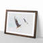 Pair of Flying Seagulls - Picture Frame Painting Print-56851885-56851886